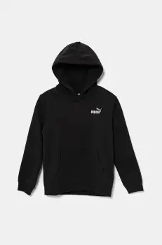 Puma bluza copii ESS 2 COLOR Small No. 1 Logo Hoodie FL culoarea negru, cu gluga, neted, 685825 imagine