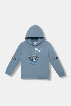 Puma bluza copii PUMA X HOT WHEELS Graphic Hoodie TR cu gluga, cu imprimeu, 632396 imagine