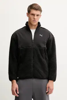 Puma bluza culoarea negru, uni, 632104 imagine