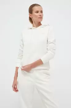 Puma bluza femei, culoarea bej, cu gluga, neted imagine