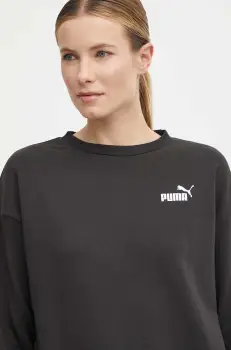 Puma bluza femei, culoarea negru, neted, 678742 imagine