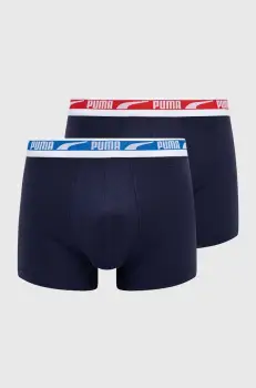 Puma boxeri 2-pack barbati, culoarea albastru marin, 938325 imagine