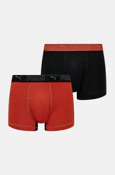 Puma boxeri 2-pack barbati, culoarea rosu, 935520 imagine