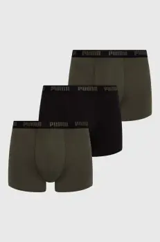 Puma boxeri 3-pack barbati, culoarea verde, 938327 imagine