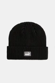 Puma caciula copii CLASSIC Low Crown Beanie Jr culoarea negru, 026559 imagine