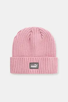 Puma caciula copii CLASSIC Low Crown Beanie Jr culoarea roz, 026559 imagine