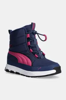 Puma cizme de iarna pentru copii Evolve Boot Jr culoarea albastru marin imagine