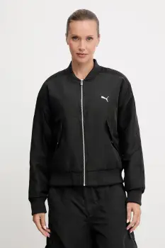 Puma geaca bomber culoarea negru, de tranzitie, 632168 imagine