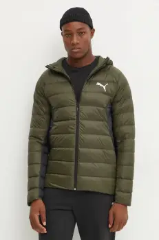 Puma geaca de puf barbati, culoarea verde imagine