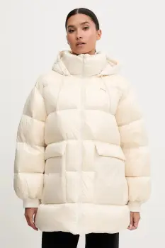 Puma geaca de puf culoarea bej, de iarna, 688389 imagine