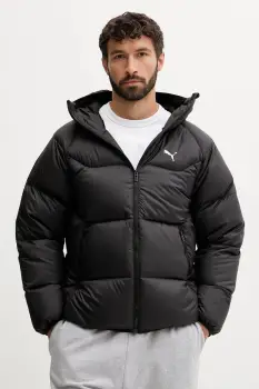 Puma geaca de puf culoarea negru, de iarna, 688382 imagine
