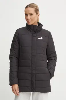 Puma geaca femei, culoarea negru, de tranzitie, 675364 imagine