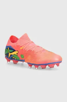 Puma ghete de fotbal korki Futura 7 Match culoarea roz, 107840 imagine