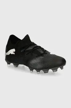 Puma ghete de fotbal korki Future 7 Match culoarea negru, 107715 imagine