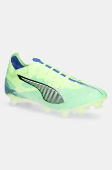 Puma ghete de fotbal korki Ultra 5 Match culoarea verde, 107687 imagine