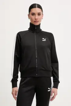 Puma hanorac cu fermoar pentru femei din bumbac Iconic T7 Track Jacket imagine