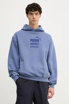 Puma hanorac cu gluga barbatesc din bumbac PUMA x REPRESENT imagine
