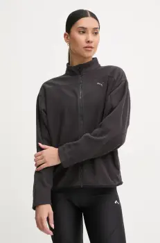 Puma hanorac Winter Tech culoarea negru, uni, 525808 imagine