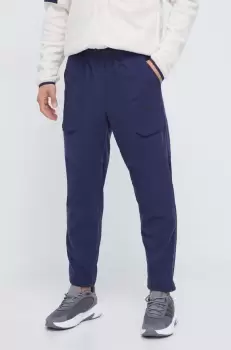 Puma pantaloni de trening culoarea albastru marin, neted imagine