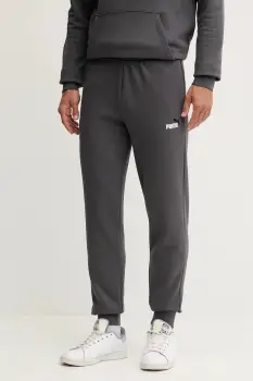 Puma pantaloni de trening culoarea gri, cu imprimeu, 684713 imagine