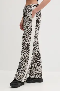 Puma pantaloni de trening culoarea maro, cu model, 632343 imagine