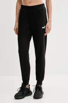 Puma pantaloni de trening culoarea negru, cu imprimeu, 682448 imagine