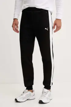 Puma pantaloni de trening culoarea negru, uni, 629588 imagine