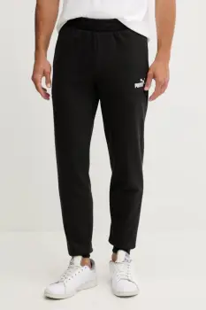 Puma pantaloni de trening culoarea negru, uni, 682606 imagine