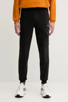 Puma pantaloni de trening culoarea negru, uni, 682656 imagine