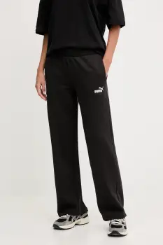 Puma pantaloni de trening culoarea negru, uni, 689082 imagine