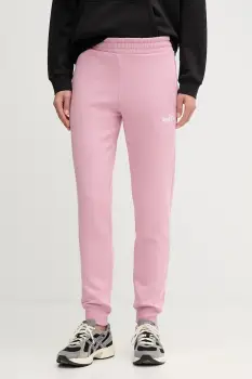 Puma pantaloni de trening culoarea roz, uni, 682449 imagine