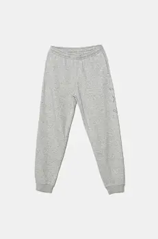 Puma pantaloni de trening din bumbac ESS LOGO LAB Execution Sweatpants TR culoarea gri, cu imprimeu, 685790 imagine