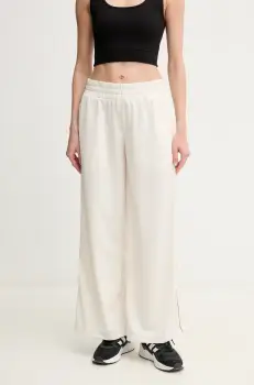 Puma pantaloni de trening femei, culoarea bej, neted, 629804 imagine