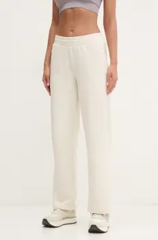 Puma pantaloni de trening femei, culoarea bej, neted, 684979 imagine