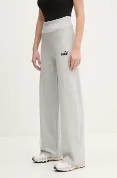 Puma pantaloni de trening femei, culoarea gri, melanj, 682428 imagine