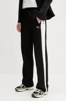 Puma pantaloni de trening femei, culoarea negru, modelator, 629797 imagine