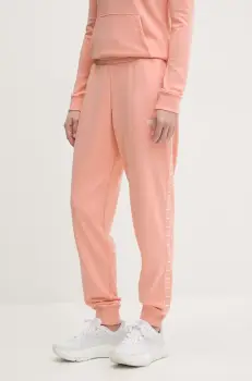 Puma pantaloni de trening femei, culoarea roz, cu imprimeu, 685013 imagine