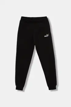 Puma pantaloni de trening pentru copii ESS 2 COLOR No. 1 Logo Sweatpants FL culoarea verde, uni, 685824 imagine