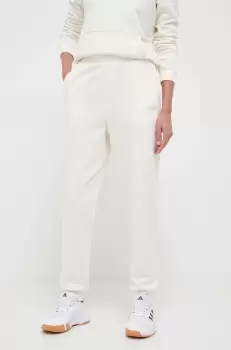 Puma pantaloni femei, culoarea bej, neted imagine