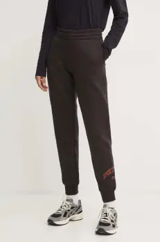 Puma pantaloni femei, culoarea negru, neted, 682989 imagine