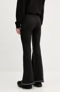 Puma pantaloni femei, culoarea negru, uni, 629809 imagine