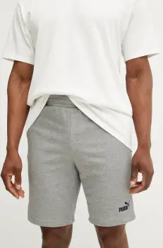 Puma pantaloni scurti barbati, culoarea gri, melanj, 682594 imagine