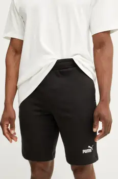 Puma pantaloni scurti barbati, culoarea negru, melanj, 682594 imagine