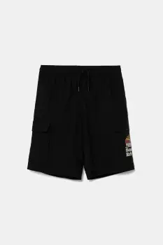 Puma pantaloni scurti copii MID90S Cargo Chino Shorts culoarea negru, talie reglabila, 685154 imagine