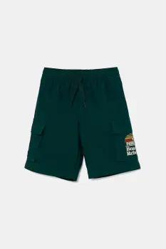Puma pantaloni scurti copii MID90S Cargo Chino Shorts culoarea verde, talie reglabila, 685154 imagine