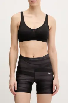 Puma pantaloni scurti de alergare Velocity culoarea negru, modelator, high waist, 526872 imagine