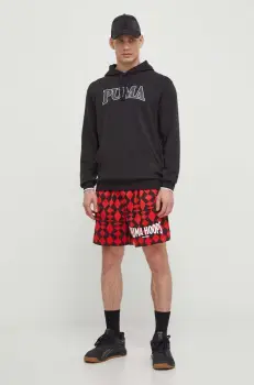 Puma pantaloni scurti de antrenament Big Joker culoarea rosu, 624752 imagine