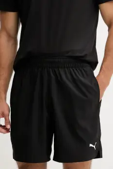 Puma pantaloni scurti de antrenament culoarea negru, 525910 imagine