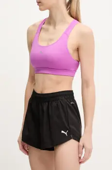 Puma pantaloni scurti de antrenament Train All Day Essentials culoarea negru, neted, high waist, 525903 imagine