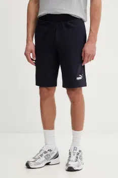 Puma pantaloni scurti de trening barbati din bumbac Essential Jersey imagine